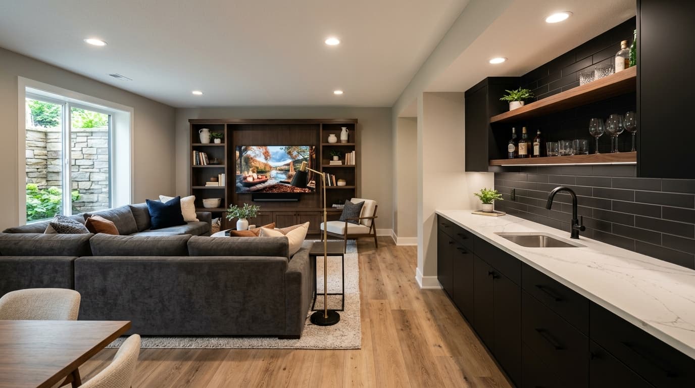 Finished Basements & Lounges